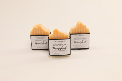 Nourish-d "CLEANSE-D" – Nourishing Tallow Shampoo Bar for Healthy Hair - Grapefruit