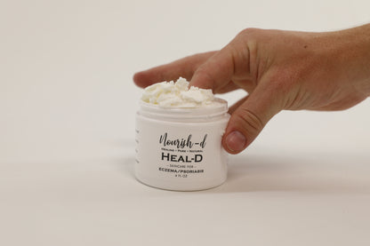 Nourish-d "HEAL-D" – Soothing Cream for Eczema and Psoriasis Relief