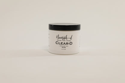 Nourish-d "CLEAR-D" – Clarifying Skincare for Acne-Prone Skin