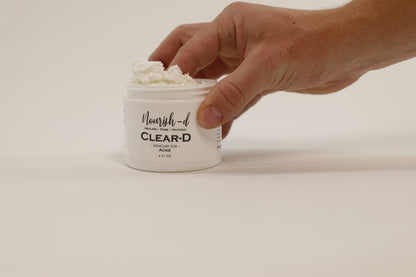 Nourish-d "CLEAR-D" – Clarifying Skincare for Acne-Prone Skin
