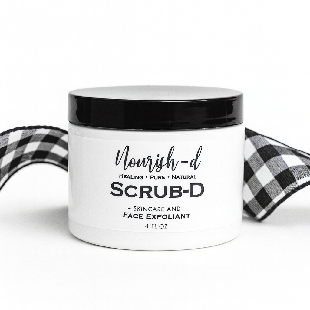 Nourish-d Tallow "SCRUB-D" – Gentle Face Exfoliant for Smooth, Glowing Skin
