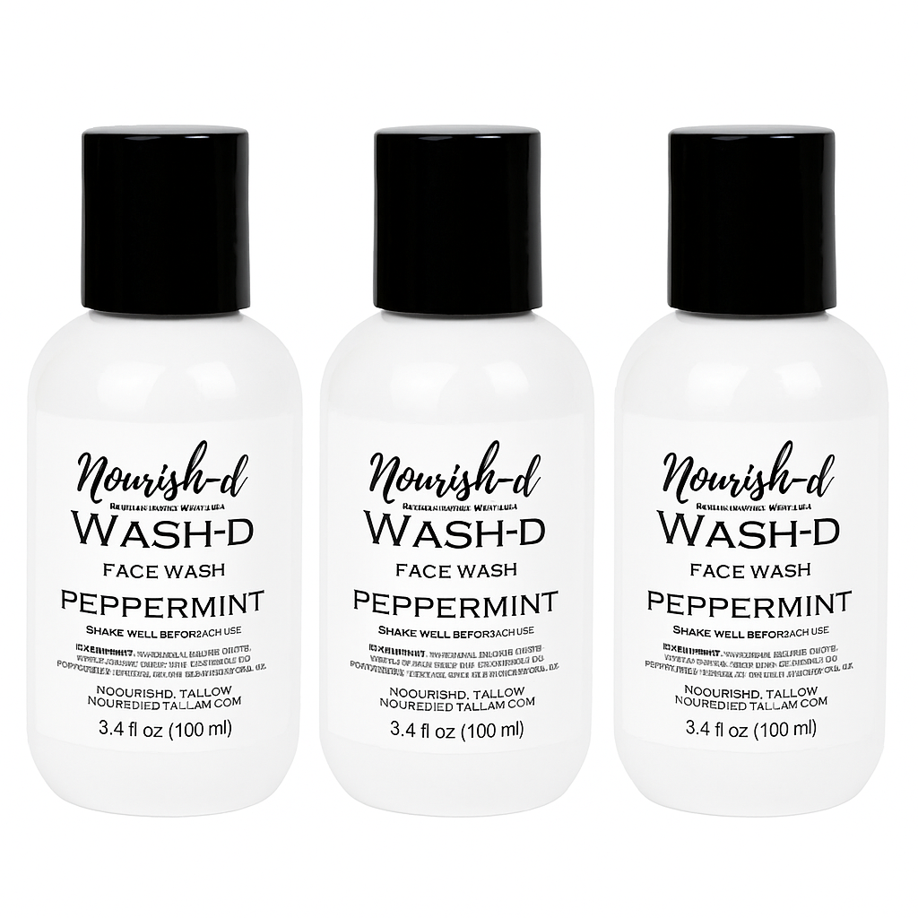Nourish-d Tallow "WASH-D" Face Wash