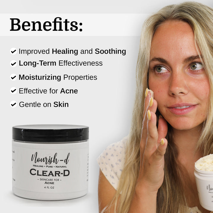 Nourish-d "CLEAR-D" – Clarifying Skincare for Acne-Prone Skin