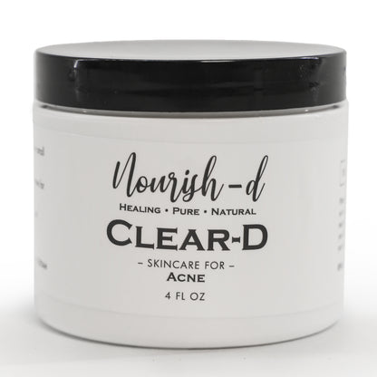 Nourish-d "CLEAR-D" – Clarifying Skincare for Acne-Prone Skin