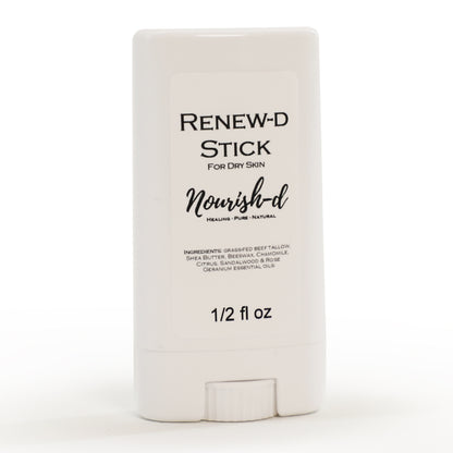 Nourish-d "RENEW-D" Stick – Ultra-Hydrating Skincare Stick for Dry Skin